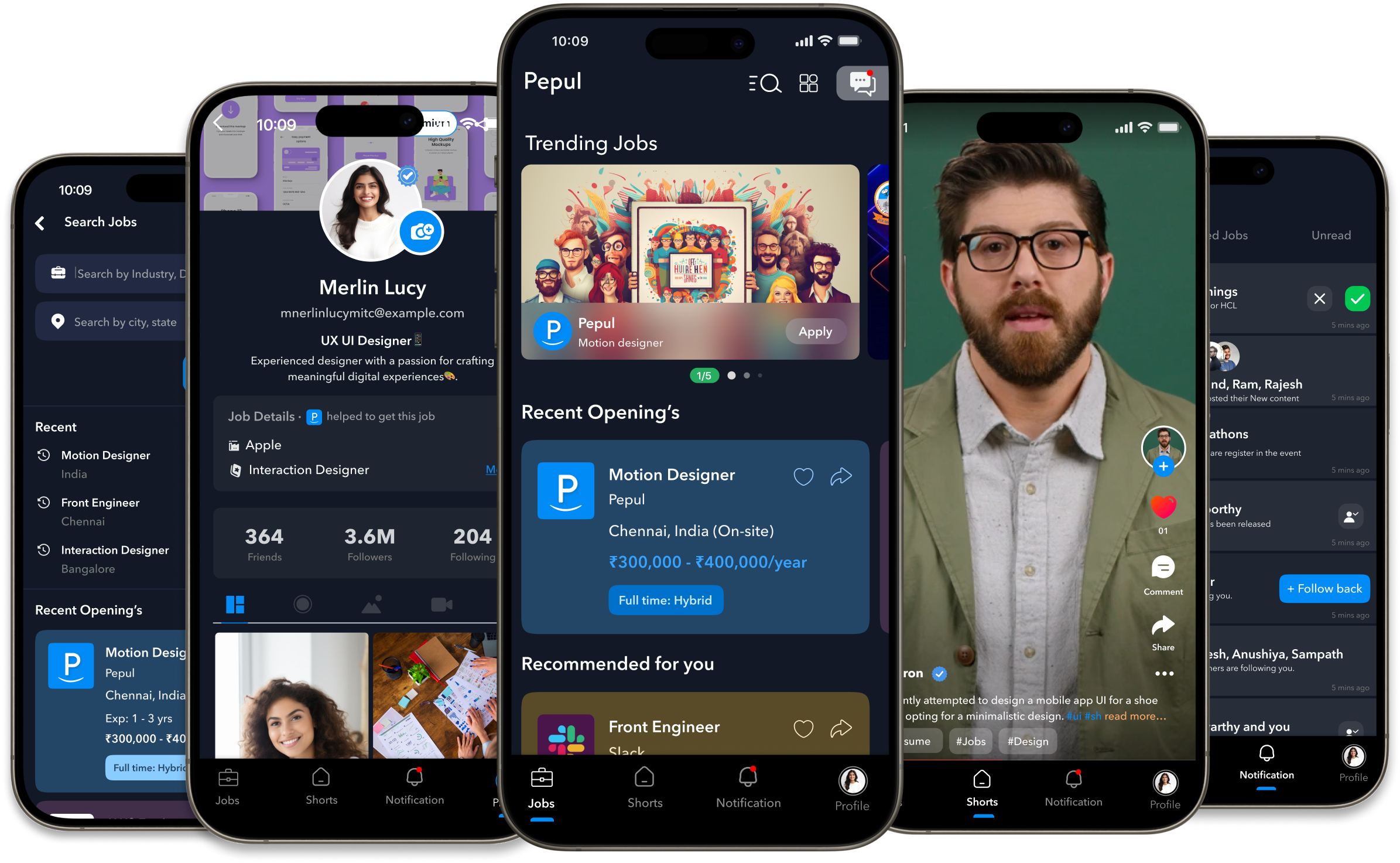 Pepul App Feature Screen