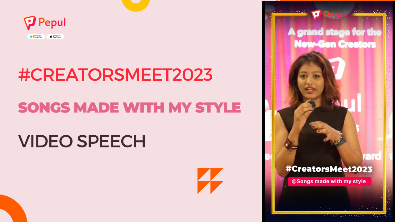 Meet Up 2023 for Social Media Content Creators, Songs made with my style Speech