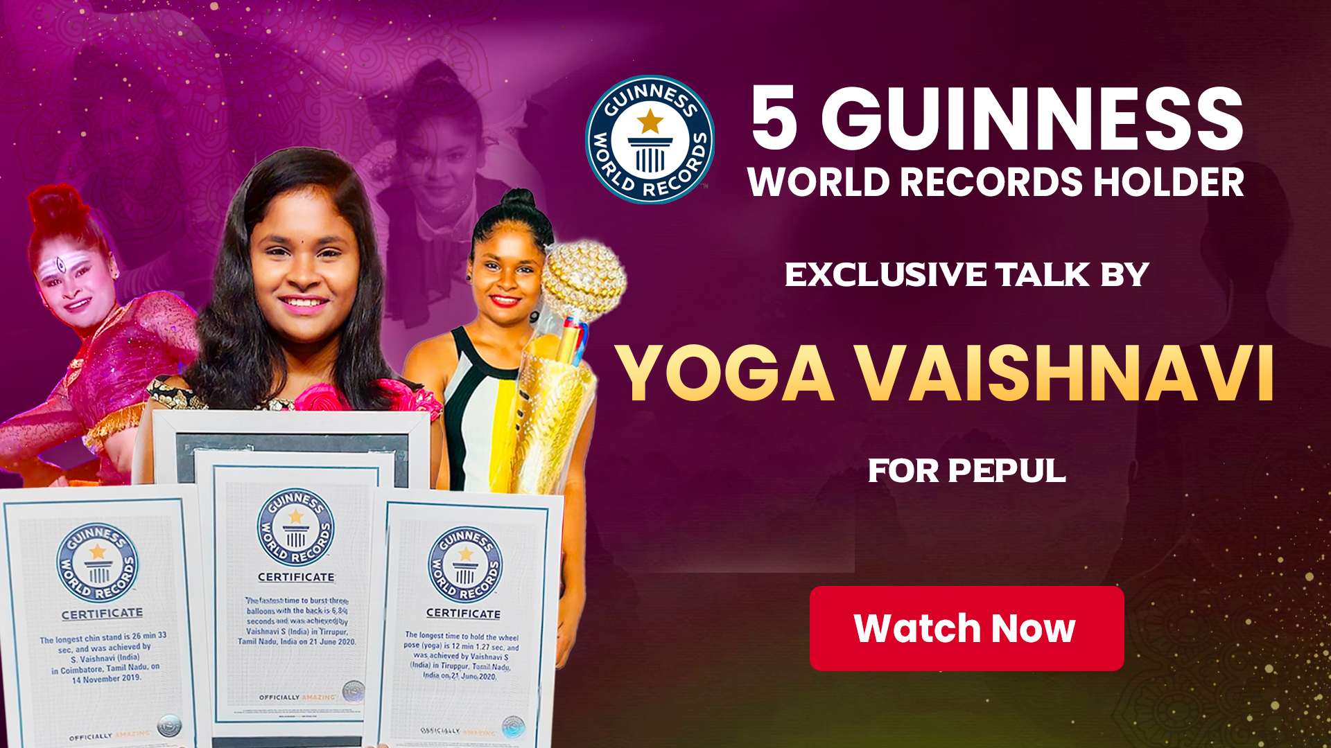 Yoga Vaishnavi Exclusive Talk | Guinness World Record Holder