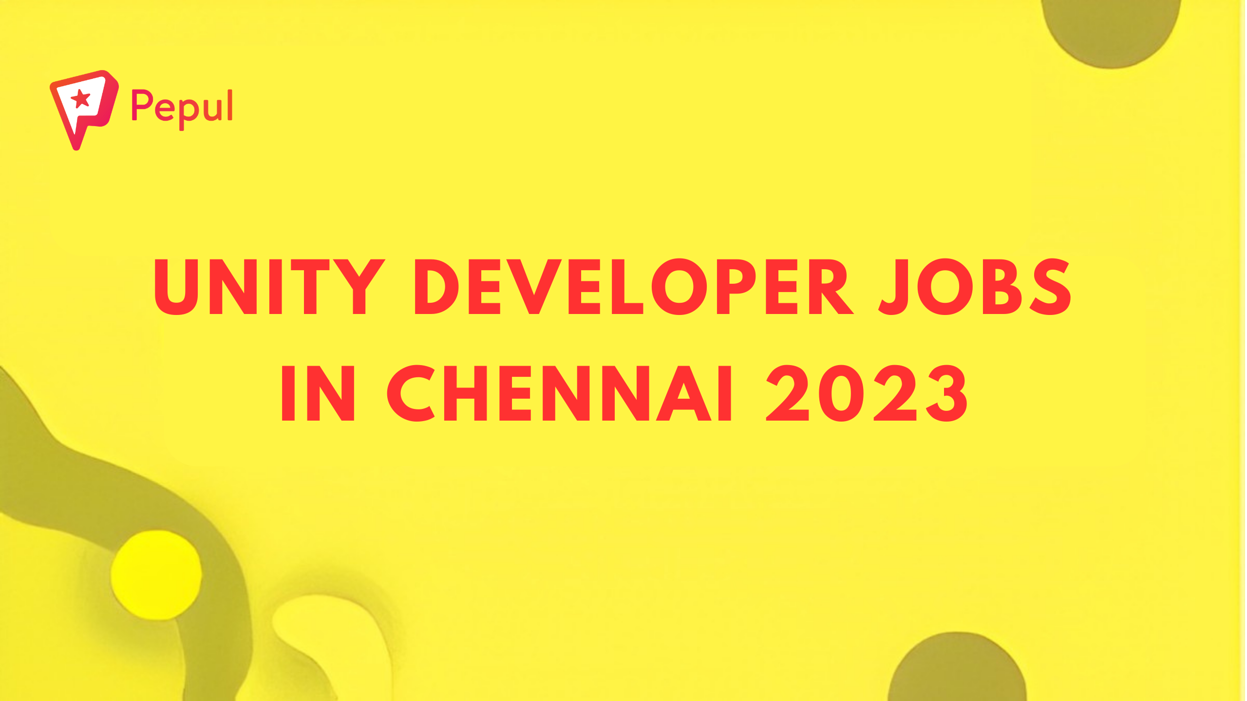 Unity Developer Jobs in Chennai 2023